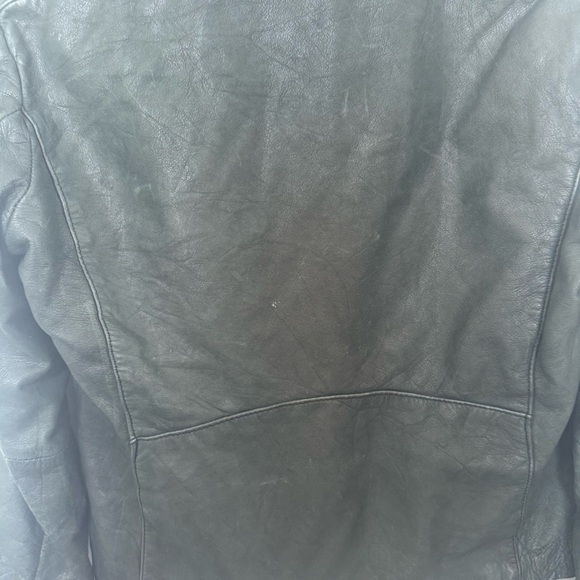 Doma Women's forest deep green Leather Jacket M - Picture 10 of 10